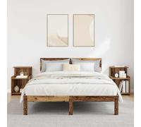 Bedside Cabinet Modern Engineered Wood Old Wood 40x35x60 cm 1 Shelf Compact Slim