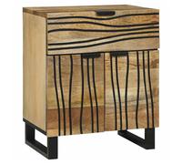 Bedside Cabinet Engineered Wood Nightstand Bedroom Furniture Compact vidaXL