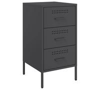 Bedside Cabinet Nightstand Bed Cabinet Side Table Cold-rolled Steel vidaXL