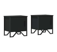 Bedside Cabinet Nightstand Bed Side Table Bed Cabinet Engineered Wood vidaXL