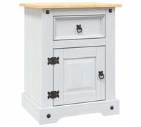 Bedside Cabinet Nightstand Bed Side Table Mexican Pine Corona Range vidaXL