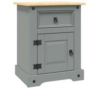Bedside Cabinet Nightstand Bed Side Table Mexican Pine Corona Range vidaXL
