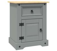 Bedside Cabinet Nightstand Bed Side Table Mexican Pine Corona Range vidaXL