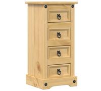 vidaXL Bedside Cabinet Nightstand Bed Side Table Bed Cabinet Solid Wood Pine