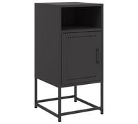 Bedside Cabinet Nightstand Bedroom Bed Cabinet Bed Side Table Steel vidaXL