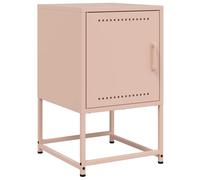 Bedside Cabinet Nightstand Bedroom Bed Cabinet Bed Side Table Steel vidaXL