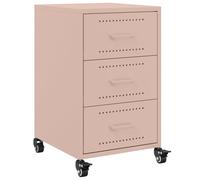 Bedside Cabinet Nightstand Bedroom Bed Cabinet Bed Side Table Steel vidaXL