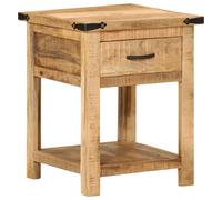 vidaXL Bedside Cabinet Nightstand Bedroom End Table Bed Table Solid Wood Mango
