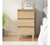 Bedside Cabinet Nightstand End Table Bed Side Table Engineered Wood vidaXL