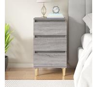Bedside Cabinet Nightstand End Table Bed Side Table Engineered Wood vidaXL