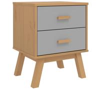 Bedside Cabinet Nightstand End Table Bed Side Table Solid Wood Pine vidaXL