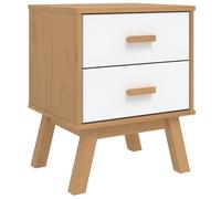 Bedside Cabinet Nightstand End Table Bed Side Table Solid Wood Pine vidaXL