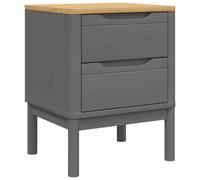 Bedside Cabinet Nightstand Side Table Bed Side Cabinet Solid Wood Pine vidaXL