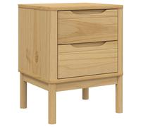 (wax brown) vidaXL Bedside Cabinet Nightstand Side Table Bed Side Cabinet Solid Wood Pine