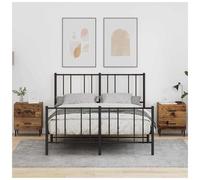 Bedside Cabinet Old wood 40x35x47.5cm Engineered Wood 4-Drawer Mid-Century Legs