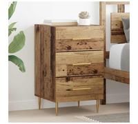 Bedside Cabinets Side Table Bedstand Nightstand 2 pcs Engineered Wood vidaXL