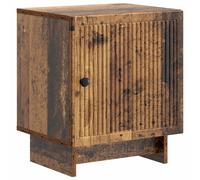 Bedside Cabinet Old Wood 43x34.5x50cm Engineered Wood Vintage Storage Drawers UK