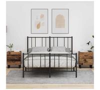 vidaXL Bedside Cabinet with Drawer 2 pcs Old wood 40 x 35 x 47.5 cm