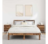 Bedside Cabinet Old Wood Engineered Wood 40 x 35 x 50 cm Modern Minimal Compact