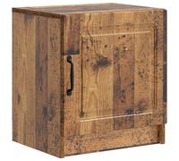 Bedside Cabinet Old Wood Engineered Wood 43 x 34.5 x 47 cm Vintage with Storage