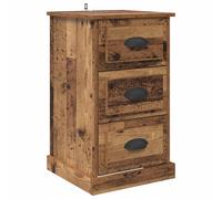 Bedside Cabinet Side Table Nightstand Side Cabinet Engineered Wood vidaXL