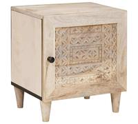 Bedside Cabinet Solid Acacia wood Contemporary Modern Nightstand Wood vidaXL