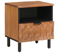 vidaXL Bedside Cabinet Brown 40 x 33 x 46 cm Solid Mango Wood