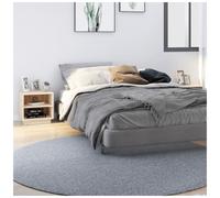 Bedside Cabinet Solid Pinewood Brown 2-Piece 40x34x40 cm 2 Shelves Modern Set UK