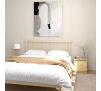 Bedside Cabinet Solid Pinewood Natural 40x30.5x40 cm Untreated Rustic Set of 2pc