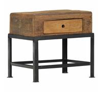 Bedside Cabinet Solid Reclaimed Wood Bedroom Nightstand Side Table vidaXL