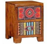 Bedside Cabinet Solid Wood Acacia Bedside Table Bed Side Table vidaXL