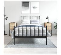 Bedside Cabinet Sonoma Oak 32x42x70 cm Engineered Wooden 2 Drawers Modern Shelf