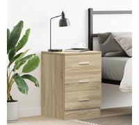 Bedside Cabinet Sonoma Oak 38x35x56 cm Engineered Wood