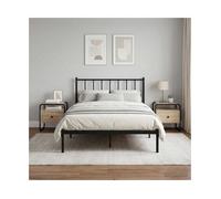 Bedside cabinet Sonoma oak 40x39.5x40cm engineered wood 1 drawer 1 shelf 2pcs UK