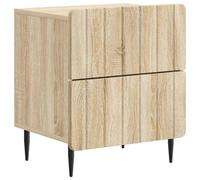 vidaXL Bedside Cabinet Sonoma Oak 43 x 34.5 x 49.5 cm Engineered Wood