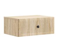 Bedside Cabinet Sonoma oak 49x34.5x20cm Engineered wood one drawer vintage look