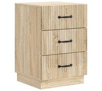 vidaXL Bedside Cabinet Sonoma Oak 43 x 41 x 63.5 cm Engineered Wood
