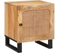vidaXL Bedside Cabinet Natural 40 x 33 x 46 cm