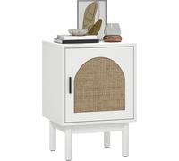 Bedside Cabinet Table Storage Cupboard Arched Door Bedroom Nightstand Furniture