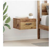 vidaXL Bedside Cabinet Old wood 35 x 35 x 20 cm Engineered wood
