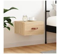 Bedside cabinet wall-mounted Sonoma Oak 35x35x20 cm engineered wood with drawer