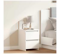 Vidaxl Bedside Cabinet White 30X30X40 Cm Engineered Wood