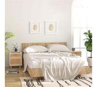 Bedside Cabinet White 40x30x50cm Scandi Rattan Drawer Pine Legs Compact Storage