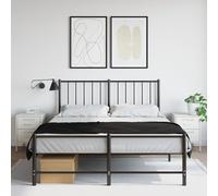 Bedside Cabinet White Steel 36x39x50.5cm 2pc 2-drawer Industrial Nightstand Slim