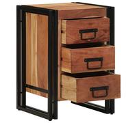 vidaXL Bedside Cabinet Brown 40 x 40 x 59 cm Solid acacia wood