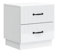 Bedside Cabinet with Drawer Engineered Wood Bedroom Furniture Table vidaXL