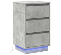 Bedside Cabinet with Drawer Engineered wood Modern Nightstand Small vidaXL