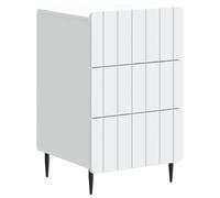 Bedside Cabinet with Drawer Engineered Wood Modern Nightstand vidaXL