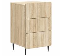 vidaXL Bedside Cabinet Sonoma Oak 43x 41 x 68 cm Engineered Wood