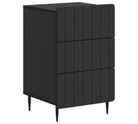Bedside Cabinet with Drawer Engineered Wood Modern Nightstand vidaXL